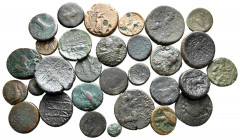 Lot of ca. 30 greek bronze coins / SOLD AS SEEN, NO RETURN!fine