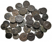 Lot of ca. 40 late roman bronze coins / SOLD AS SEEN, NO RETURN!very fine