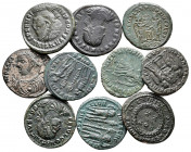 Lot of ca. 10 late roman bronze coins / SOLD AS SEEN, NO RETURN!
very fine