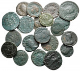 Lot of ca. 20 late roman bronze coins / SOLD AS SEEN, NO RETURN!nearly very fine