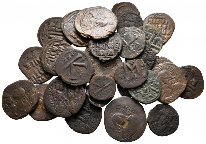 Lot of ca. 31 byzantine bronze coins / SOLD AS SEEN, NO RETURN! 

very fine