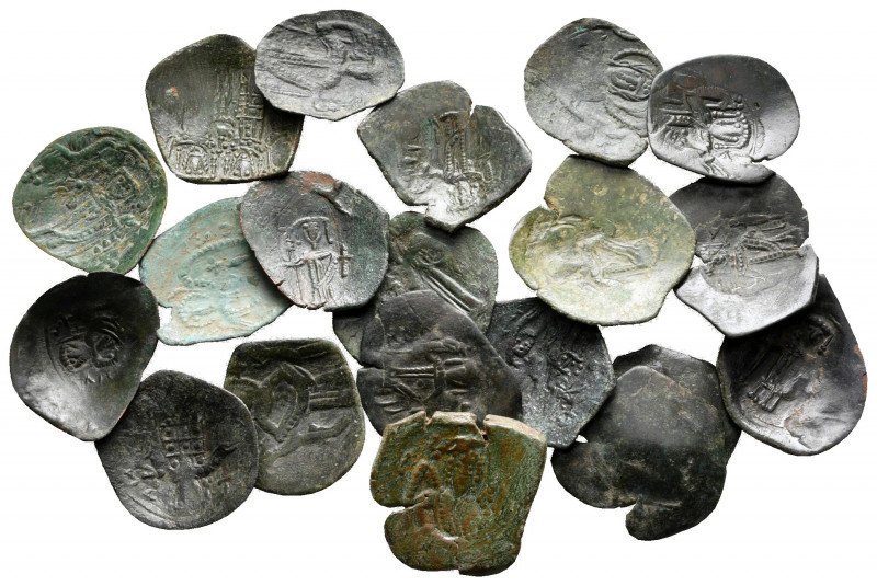 Lot of ca. 20 byzantine scyphate coins / SOLD AS SEEN, NO RETURN! 

very fine