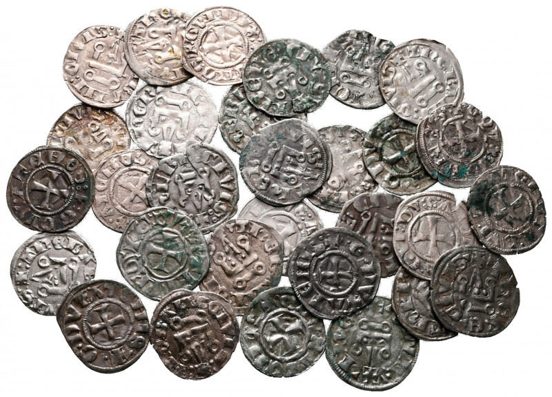Lot of ca. 30 medieval denier / SOLD AS SEEN, NO RETURN! 

very fine