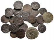 Lot of ca. 22 medieval bronze coins / SOLD AS SEEN, NO RETURN!
very fine