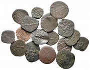 Lot of ca. 18 medieval bronze coins / SOLD AS SEEN, NO RETURN!
fine