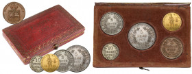 Powstanie Listopadowe, KOMPLET pudełko 'Pamiątka' i monety 1831 Piękny, bardzo rzadko spotykany komplet złożony z pudełka 'Pamiątka 1831' i wszystkich...