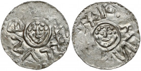 Bolesław III Krzywousty, Denar Wrocław (przed 1107) - głowy Jedna z najstarszych monet wrocławskich - denar Bolesława Władysławica (Krzywoustego) jako...