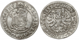 Zygmunt I Stary, Grosz Toruń 1529 - PRVS Odmiana legendowa PRVS / PRVSS. Reference: Kopicki 3083 (R), Kurpiewski 264 (R)
Grade: XF- 