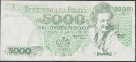 Solidarność, 5.000 złotych 1980 Zbigniew Bujak Pozycje tego typu szerzej omówione na naszym blogu &nbsp; tutaj 

Grade: UNC/AU 