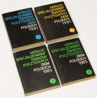 Katalog znaków pocztowych ziem polskich 1981-1985, tomy I-IV (4szt) 