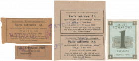 Kartki na cukier 1919-76 (4szt) 