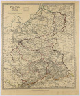 Mapa Królestwa Polskiego 1831, wydanie brytyjskie Format: 34 x 41 cm. Stan bardzo dobry.&nbsp;

 