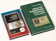 Katalogi banknotów polskich - stare wydania Miłczak, Parchimowicz (2szt) Pierwsze wydanie katalogu Cz. Miłczaka, z roku 2000, obejmuje tylko banknoty ...