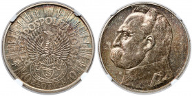 Strzelecki Piłsudski 10 złotych 1934 Rzadka typologicznie moneta w rzadkim stanie.&nbsp;
Reference: Chałupski 2.31.1.a (R), Parchimowicz 123
Grade: ...
