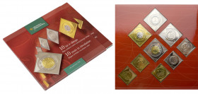 KLIPY monet powszechnego obiegu 2005 Oryginalny komplet klip bitych w Mennicy na 10-lecie denominacji. Klipy te nie są prawnym środkiem płatniczym, a ...