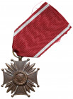 II RP, Brązowy Krzyż Zasługi - W. Gontarczyk Wykonanie Wiktora Gontarczyka, na zamówienie rządowe z lat 30-tych.&nbsp; Wstążka prawdopodobnie późniejs...