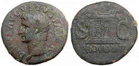 Oktawian August (27 p.n.e.-14 n.e.) Dupondius pośmiertny - wybity za Tyberiusza (14-37 n.e.) Oferowany as przywołuje ubóstwionego krótko po śmierci 19...