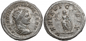 Karakalla (198-217 n.e.) Antoninian - VENVS VICTRIX Oferowana tu moneta jest jednym z pierwszych antoninianów, tj. nowych nominałów o nominalnej warto...