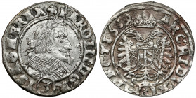 Śląsk, Ferdynand III, 3 krajcary 1639 MI, Wrocław Odmiana z ARCHIDVX. Ładny. 
Reference: Ejzenhart-Miller 794
Grade: XF- 