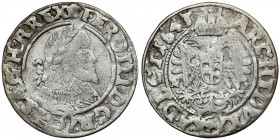 Śląsk, Ferdynand III, 3 krajcary 1643 MI, Wrocław Reference: Ejzenhart-Miller 801
Grade: VF 