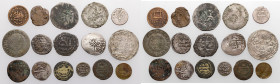 Turcy osmańscy, Chanat Buchary, Ilkhanidzi... zestaw monet (16szt) 1/ Afganistan, Abdur Rahman (1880-1901), 1 paisa 2-4/ nieczytelne; dynastie perskie...