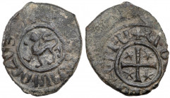 Armenia, Levon II (1270-1289), Kardez Brąz, średnica 22,1 x 26,1 mm, waga 5,17 g. 
Grade: VF 