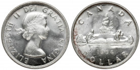 Canada, Elizabeth II, Dollar 1954 Mennicza sztuka. Piękna.&nbsp; 

Grade: UNC/AU 