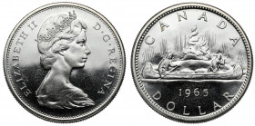 Canada, Elizabeth II, Dollar 1965 
Grade: AU 