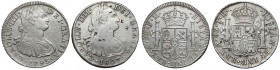 Mexico, Charles IV of Spain, 8 reales 1794-1807 (2pcs) 
Grade: VF 
