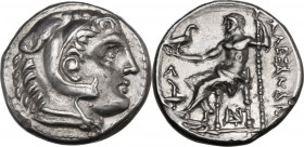 Continental Greece. Kings of Macedon. Alexander III "the Great" 336-323 BC. AR Tetradrachm, 'Amphipolis' mint, c. 315-294 BC. Obv. Head of Herakles ri...