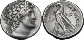 Africa. Egypt, Ptolemaic Kingdom. Ptolemy X Alexander I and Cleopatra Berenike. 101-88 B.C. AR Tetradrachm, Paphos mint,116/15 B.C. Obv. Diademed head...