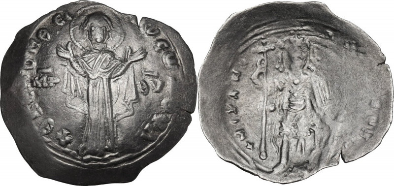 Alexius I, Comnenus (1081-1118). AR Miliaresion, Constantinople mint. Obv. The V...