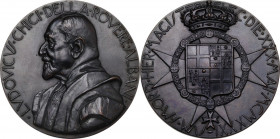 Malta SMOM. Ludovico Chigi Albani della Rovere (1866-1951), Gran Maestro del Sovrano militare ordine di Malta. Medaglia 1931. D/ LVDOVICVS CHIGI DELLA...