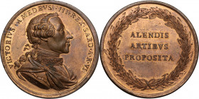 Vittorio Amedeo III (1773-1796). Medaglia s.d. (1778) per la Reale Accademia di Pittura e Scultura e destinata agli artisti dell'Accademia del Nudo. D...