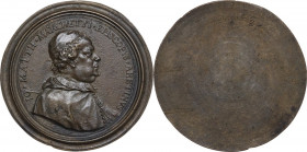 Giovanni Matteo Marchetti (1647-1704). Medaglia uniface 1702. D/ IO. MATTH. MARCHETTI. EPISCOPVS. ARETINVS. Busto a destra con zeucchetto e mantellina...