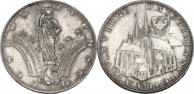 Czech Republic. Medal (Ducat) 1973 Cattedrali series. AR. 2.68 g. 20.00 mm. MS.