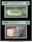 Australia Commonwealth Bank of Australia 1 Pound ND (1961-65) Pick 34a R34 PMG Choice About Unc 58; Portugal Banco de Portugal 100 Escudos 19.12.1961 ...