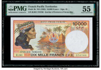 French Pacific Territories Institut d'Emission d'Outre Mer 10,000 Francs ND (1985) Pick 4b PMG About Uncirculated 55. 

HID09801242017

© 2020 Heritag...