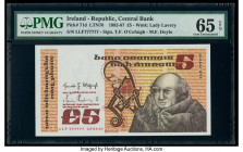Solid 7's Ireland - Republic Central Bank of Ireland 5 Pounds 22.04.1987 Pick 71d PMG Gem Uncirculated 65 EPQ. 

HID09801242017

© 2020 Heritage Aucti...