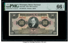 Nicaragua Banco Nacional 500 Cordobas 1945 Pick 98a PMG Gem Uncirculated 66 EPQ. 

HID09801242017

© 2020 Heritage Auctions | All Rights Reserved