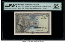 Portugal Banco de Portugal 50 Centavos 5.6.1918 Pick 112b PMG Gem Uncirculated 65 EPQ. 

HID09801242017

© 2020 Heritage Auctions | All Rights Reserve...