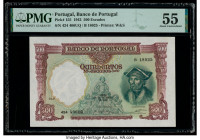 Portugal Banco de Portugal 500 Escudos 29.9.1942 Pick 155 PMG About Uncirculated 55. 

HID09801242017

© 2020 Heritage Auctions | All Rights Reserved