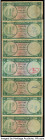Qatar & Dubai Currency Board 1 Riyal ND (ca. 1960) Pick 1a Seven Examples Very Good-Very Fine. Annotations, stains and edge splits are present on some...