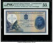 Romania Banca Nationala 5000 Lei 1940 Pick 48a Commemorative PMG About Uncirculated 55. 

HID09801242017

© 2020 Heritage Auctions | All Rights Reserv...