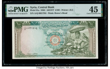 Syria Central Bank of Syria 100 Pounds 1958 / AH1377 Pick 91a PMG Choice Extremely Fine 45. 

HID09801242017

© 2020 Heritage Auctions | All Rights Re...