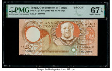 Tonga Government of Tonga 20 Pa'anga ND (1985-89) Pick 23p Proof PMG Superb Gem Unc 67 EPQ. 

HID09801242017

© 2020 Heritage Auctions | All Rights Re...