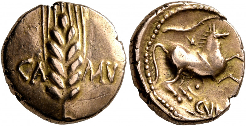 BRITAIN. Trinovantes & Catuvellauni. Cunobelin, circa 10-43. Stater (Gold, 18 mm...