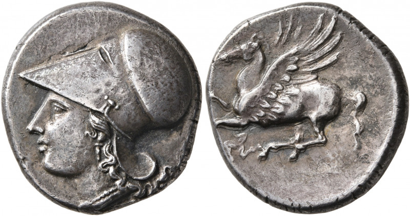 SICILY. Syracuse. Agathokles, 317-289 BC. Stater (Silver, 20 mm, 6.66 g, 7 h), c...