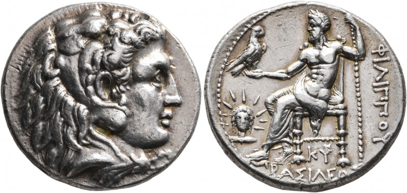 KINGS OF MACEDON. Philip III Arrhidaios, 323-317 BC. Tetradrachm (Silver, 28 mm,...