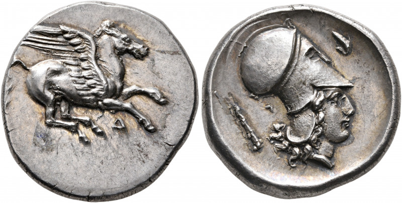 ILLYRIA. Dyrrhachion. Circa 344-300 BC. Stater (Silver, 24 mm, 8.60 g, 3 h). Peg...